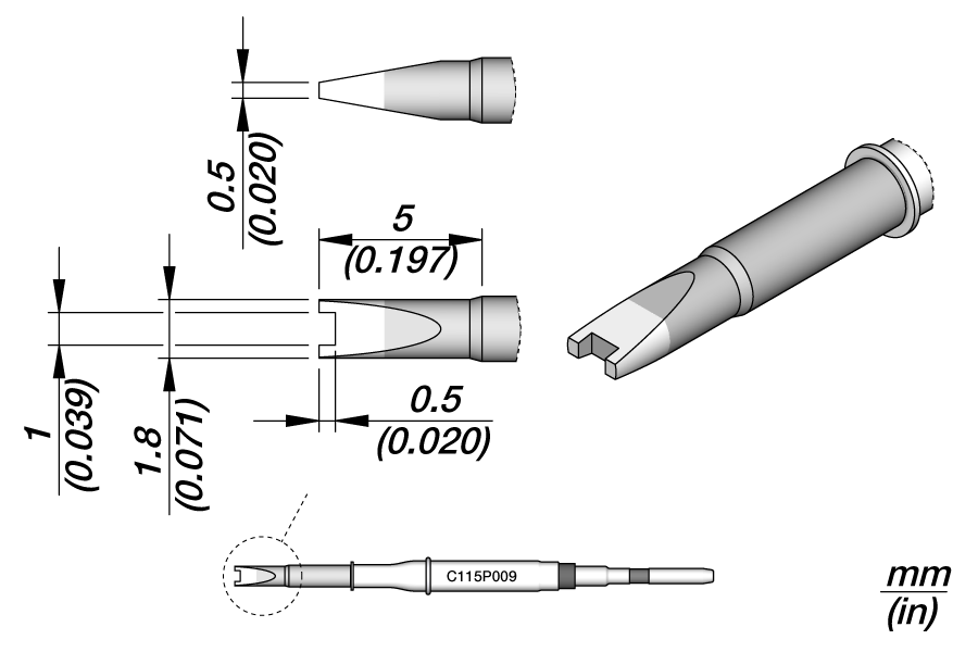 C115P009 - Chip Cartridge 1.8